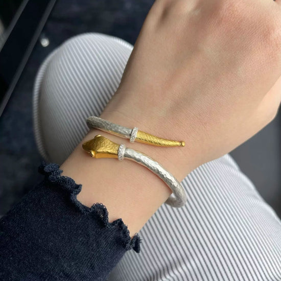 Snake Hinged Bracelet