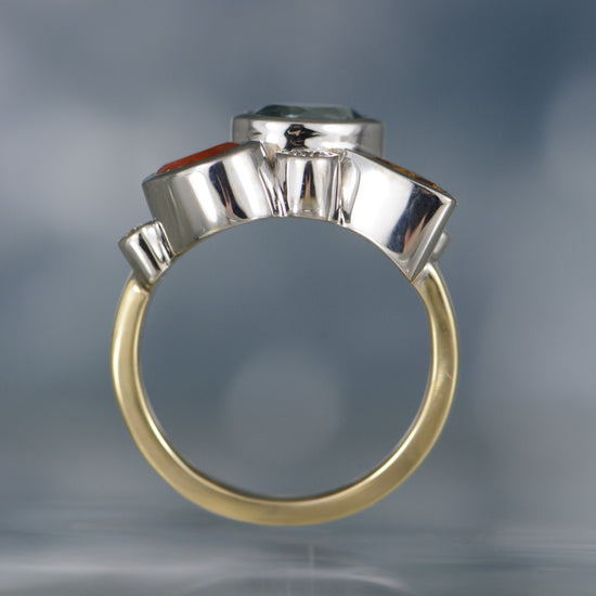 Gemstone Cluster Ring