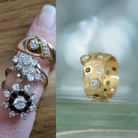 What are my options for repurposing a piece of fine jewelry?