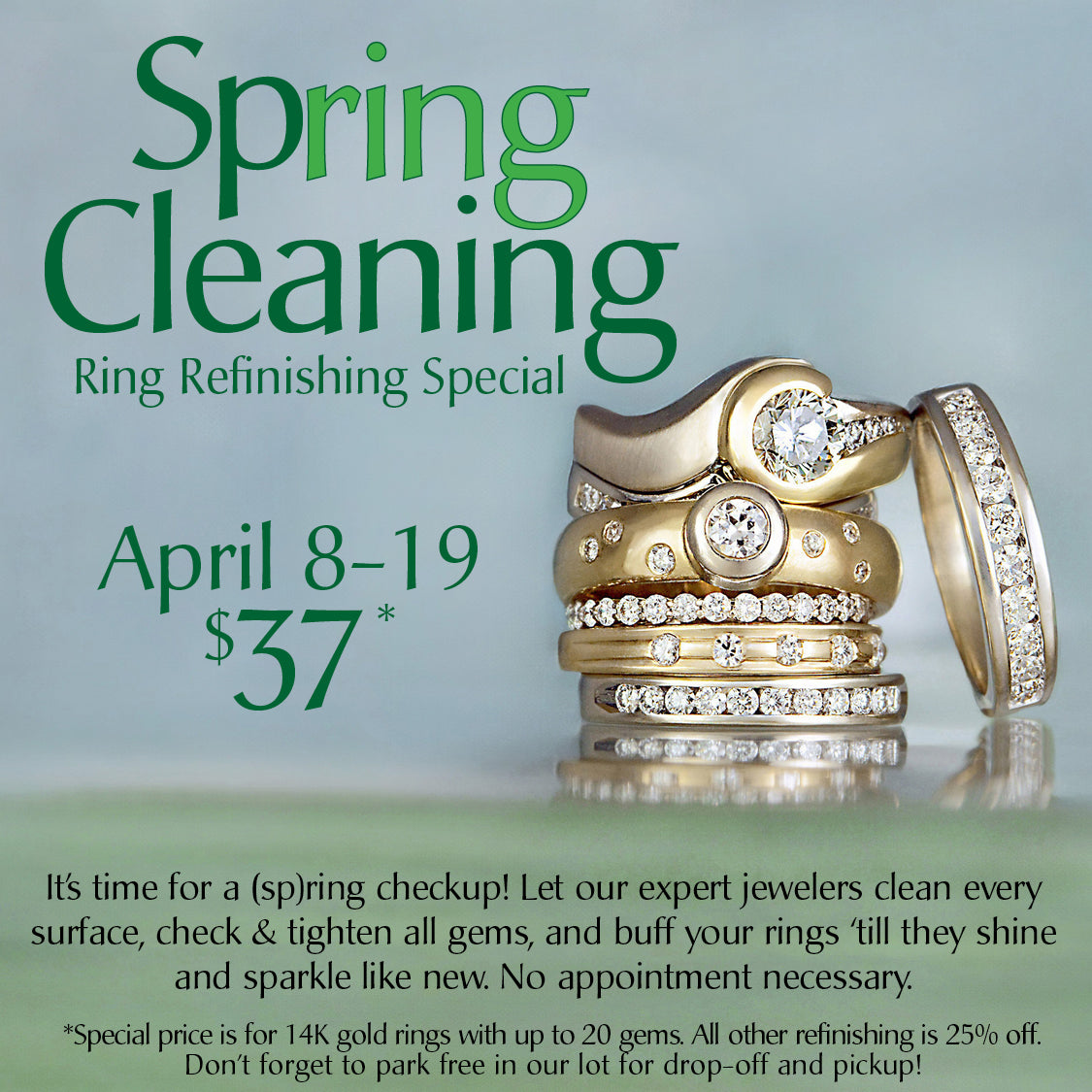 Spring Cleaning Special: April 8-19 – Metal Art Studio