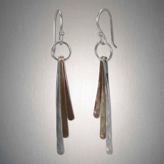 Dangling Magician Wand Earrings