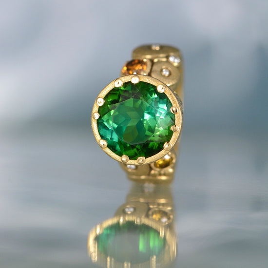 Orchard Green Tourmaline Ring