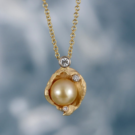 Golden South Sea Pearl Pendant