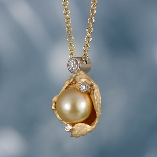 Golden South Sea Pearl Pendant