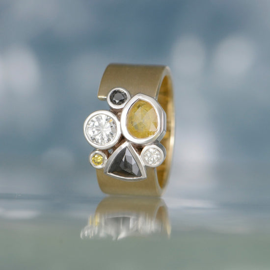 Diamond Cluster Ring