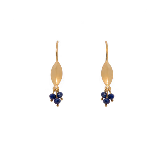 Bliss Cluster Lapis Earring