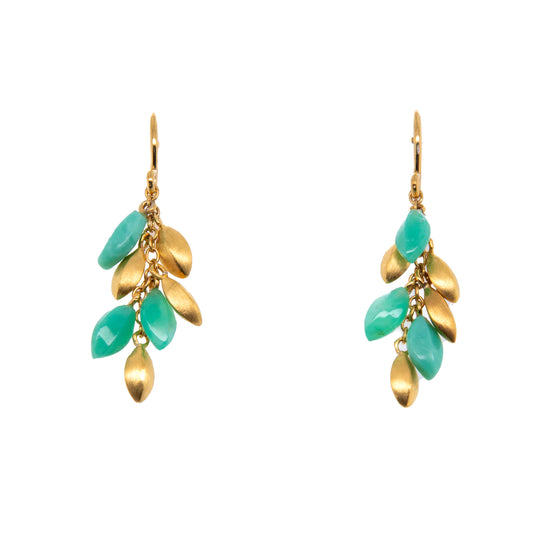 Bliss Chrysoprase Drop Earrings