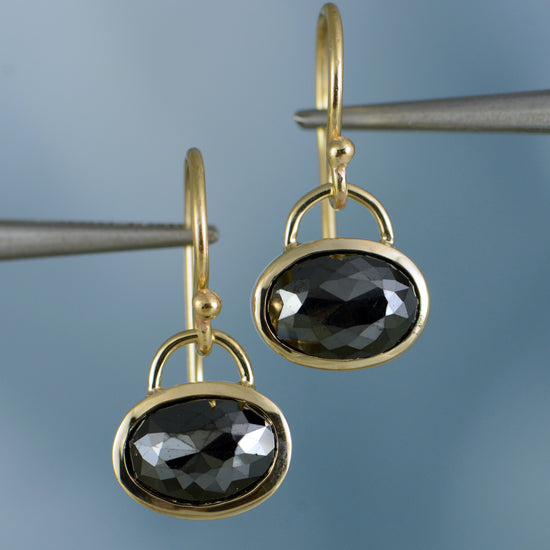 Black Diamond Earrings
