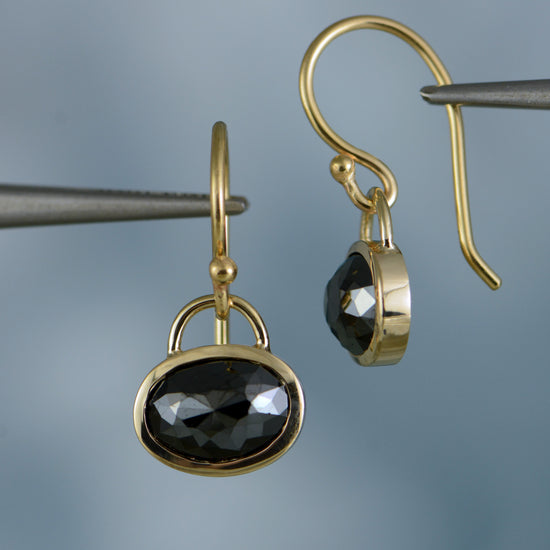 Black Diamond Earrings