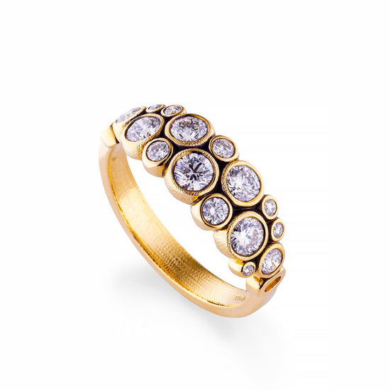 Diamond Cluster Ring