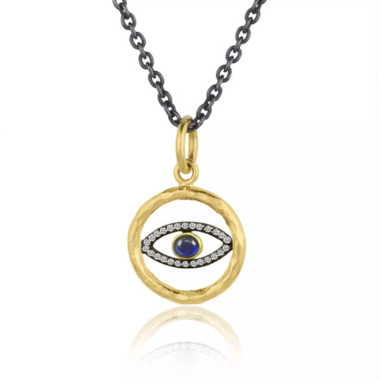 Evil Eye Circle Pendant