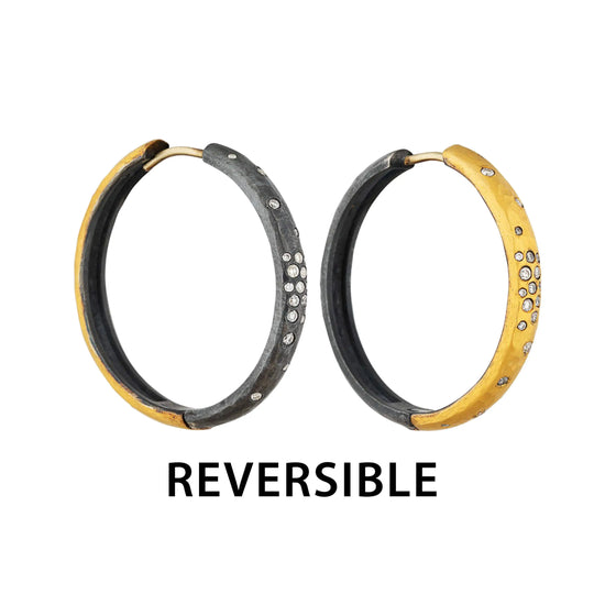 Diana Reversible Hoops