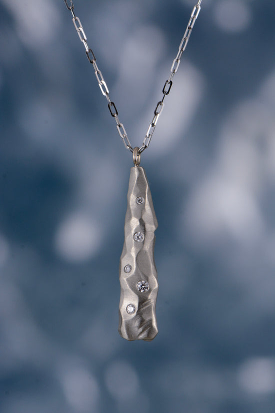 Primitive Stick Diamond Pendant