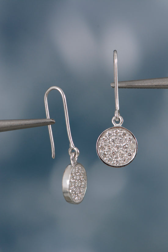 Full Circle Diamond Dangle Earring