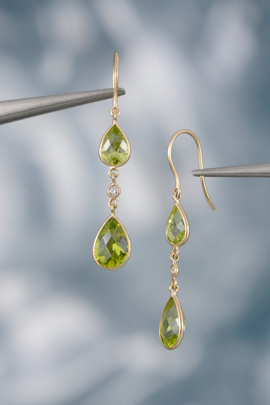 Peridot Dangle Earring