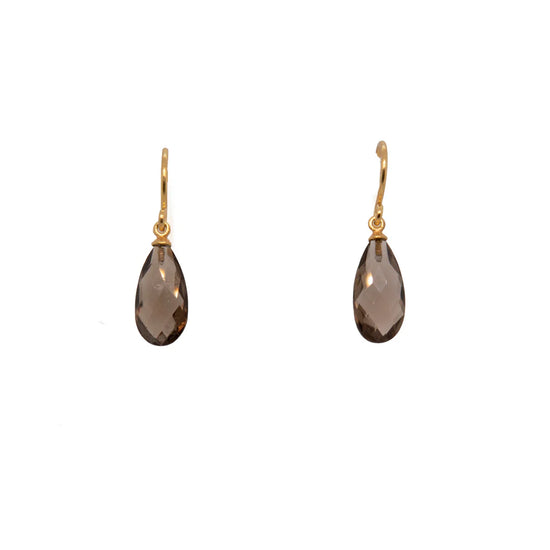 Smoky Quartz Drop Earrings