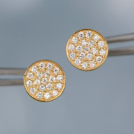 Full Circle Diamond Post Earring