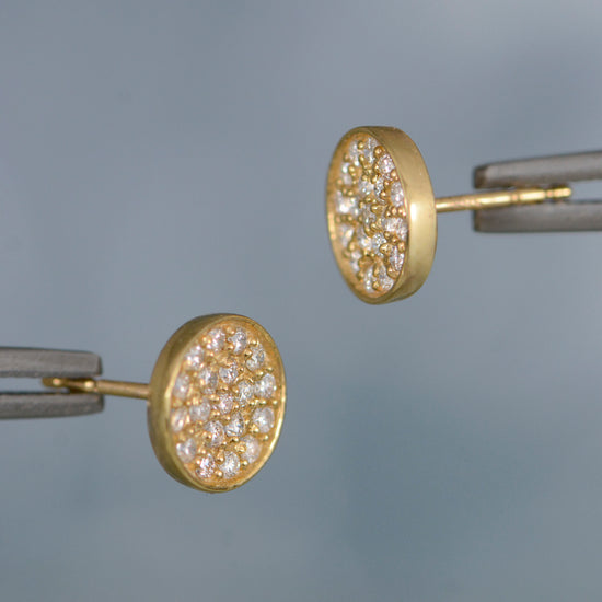 Full Circle Diamond Post Earring