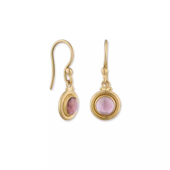 Jellybonbon Pink Tourmaline Earrings