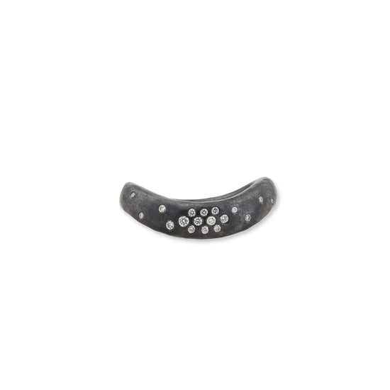 Lyric Ring with Diamonds