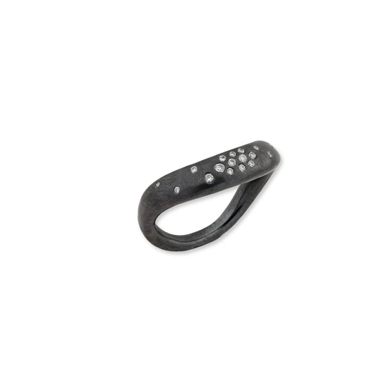 Lyric Ring with Diamonds