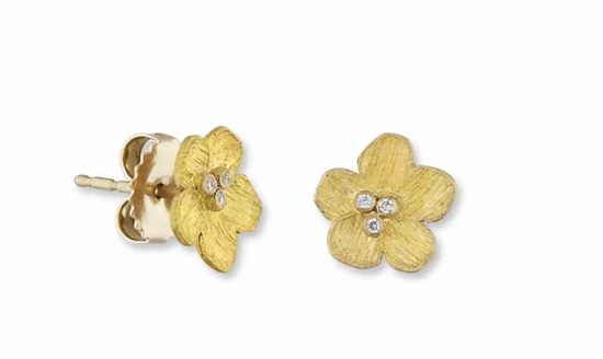 Buttercup Diamond Stud Earrings