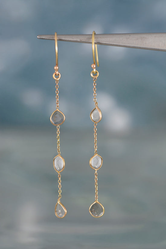 Diamond Slice Earrings