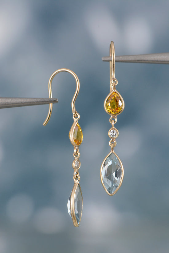 Gemstone Dangle Earring