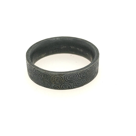 Sterling Scroll Ring