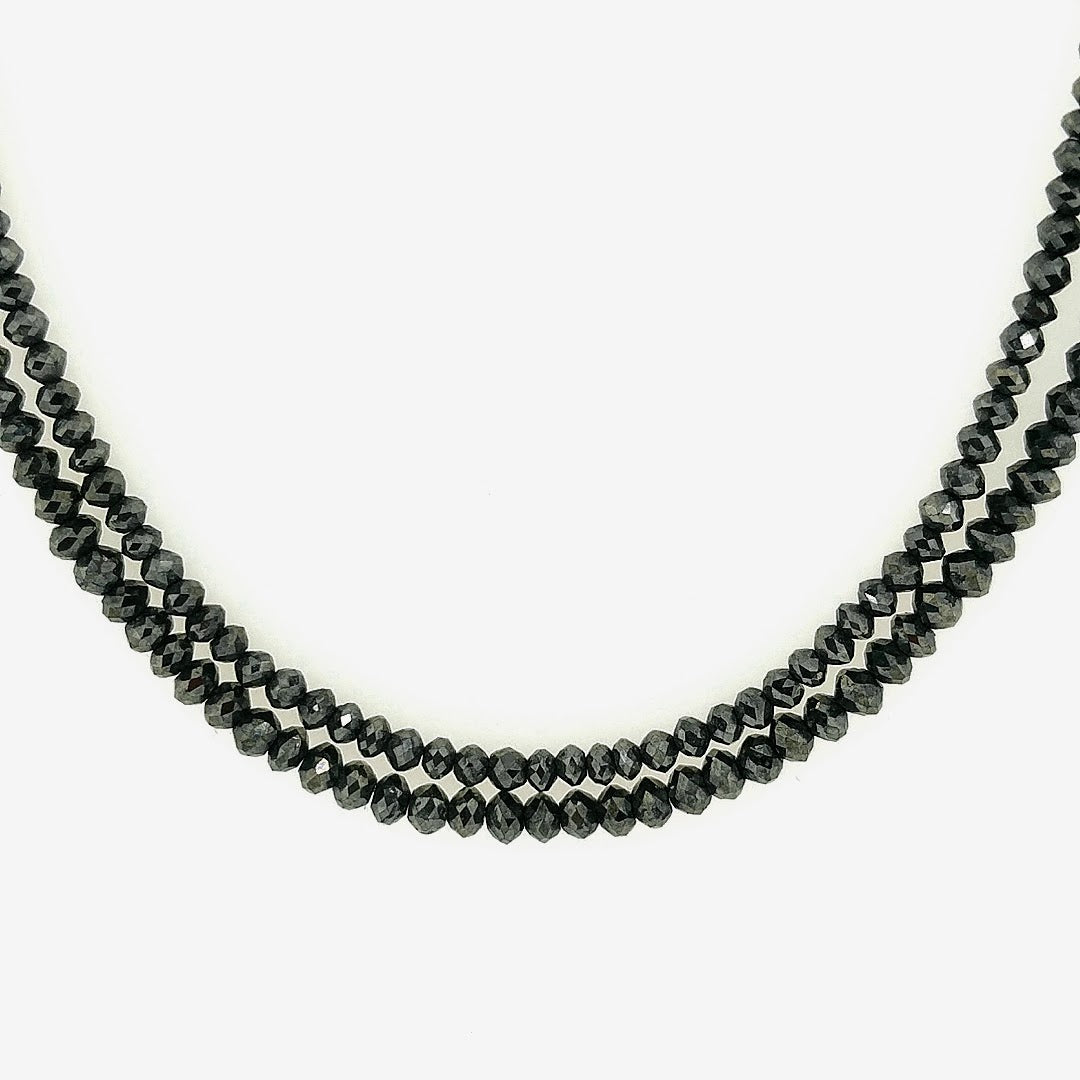 Black Onyx Necklace with Black Diamond Talon Pendant - | Lazaro SoHo