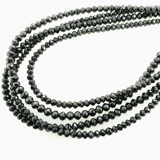 Black Diamond Strand Necklace