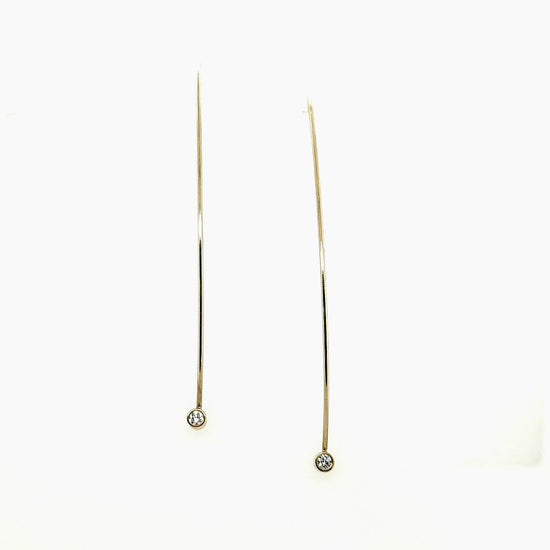 Diamond Wire Earrings