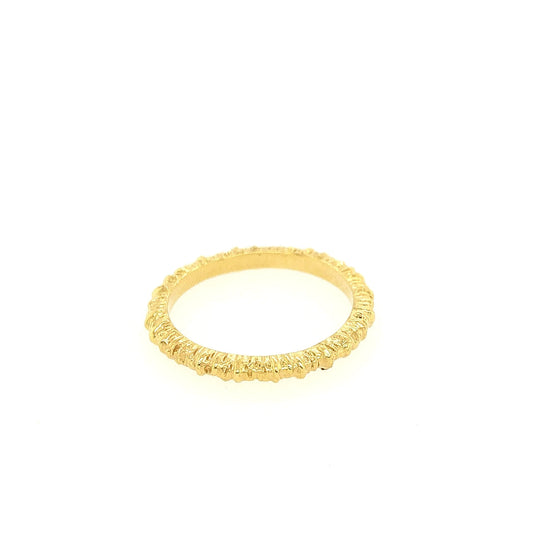 Aspen Stacking Band - Yellow Gold