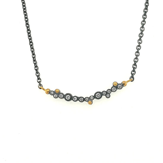 Dylan Diamond Bar Necklace