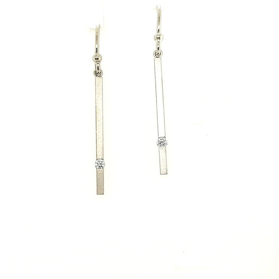 Diamond Stick Earrings