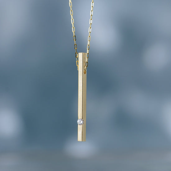 Diamond Stick Pendant