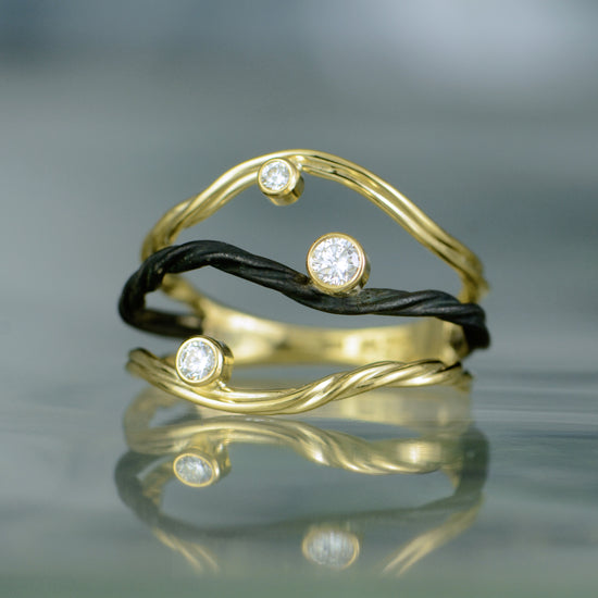 Clover Diamond Ring