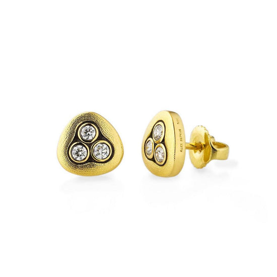 Swirling Water Post Earring