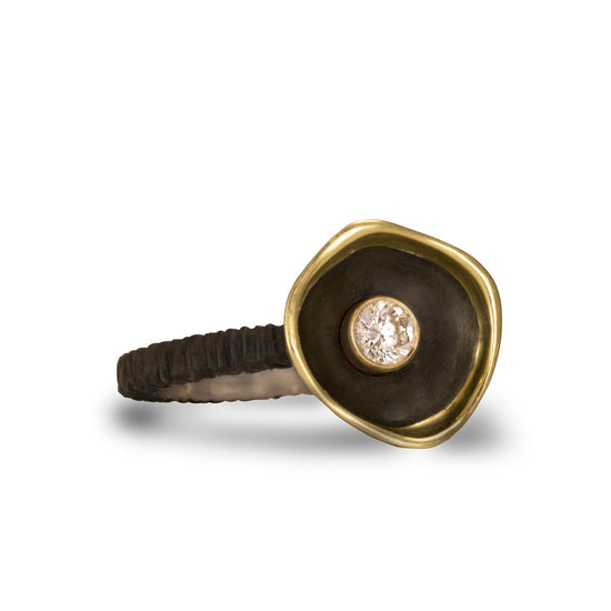 Confluence Single Cup Diamond Ring